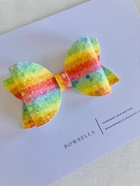 sherbet stripes bow 