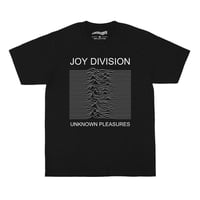 Image 5 of Joy Division Unknown Pleasures Premium T-Shirt – Vintage Washed Unisex Post Punk Tee