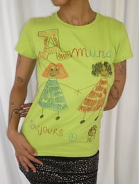 Image 2 of GREEN tee shirt ENFANCE ✅