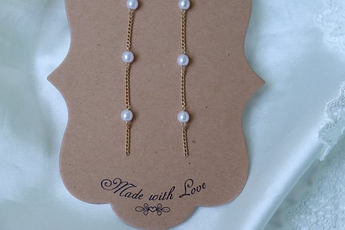 Image of Butterfly Drop Earrings 