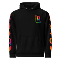 Image 1 of QUEEN OF HEARTS HOODIE