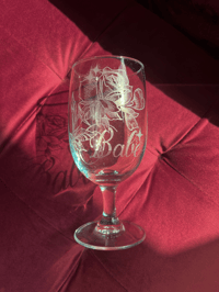 Image 3 of Good Luck Babe Wine Glasses
