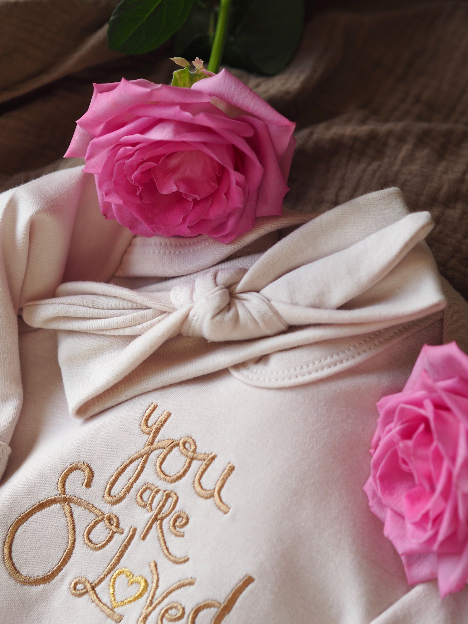 Image of Baby Head Band - Stone 