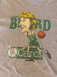 Image 2 of Larry Bird Caricature T-Shirt (L)