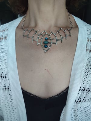 Blue stones necklace  Copy