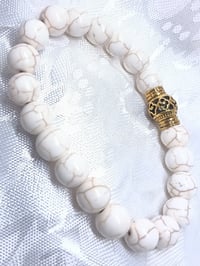 Image 2 of Light Natural Stone Bracelet 