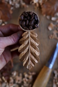 Image 9 of Oak Leaf—Coffee Scoop
