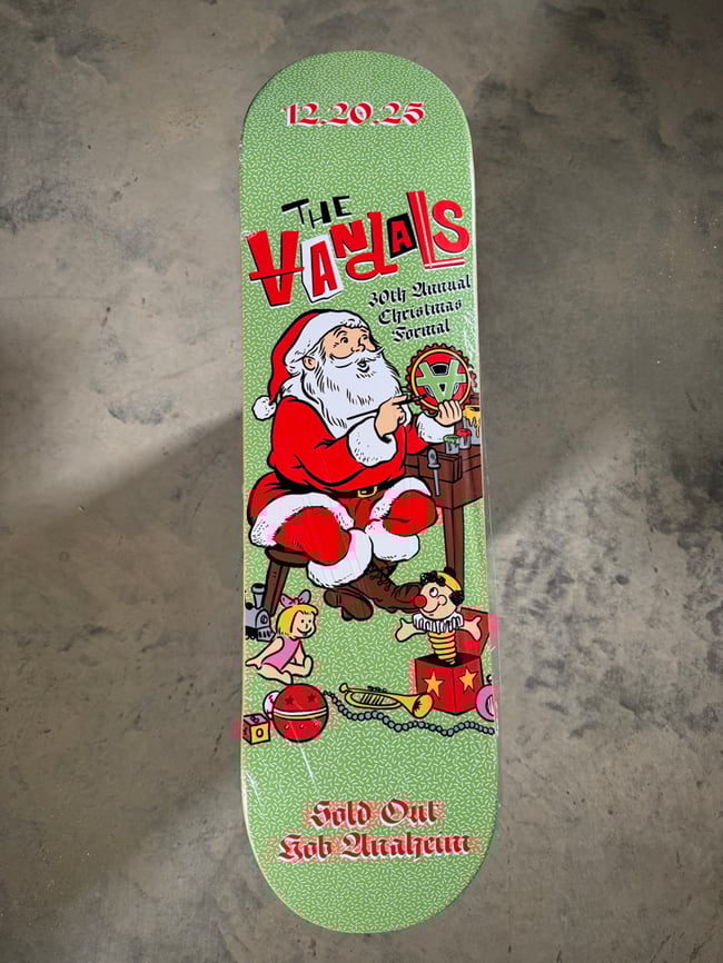 The Vandals - house of blues Christmas Formal 2025 skateboard