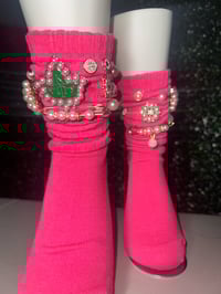 Image 3 of AKA Glam Slouch Socks