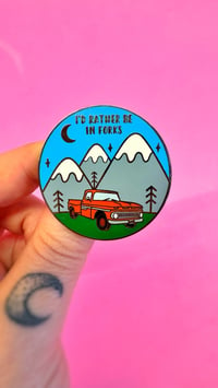 Image 1 of Forks Enamel pin