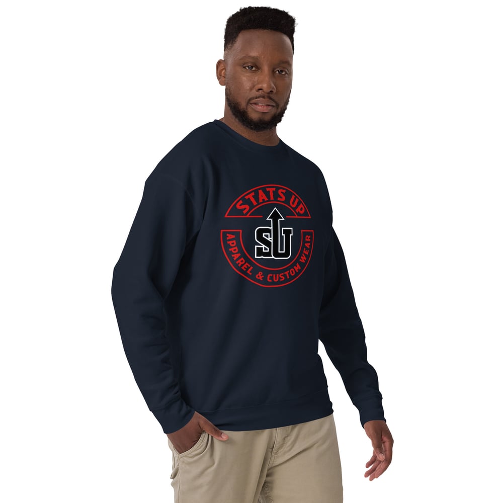 Image of Unisex Premium Sweatshirt (Red Logo)