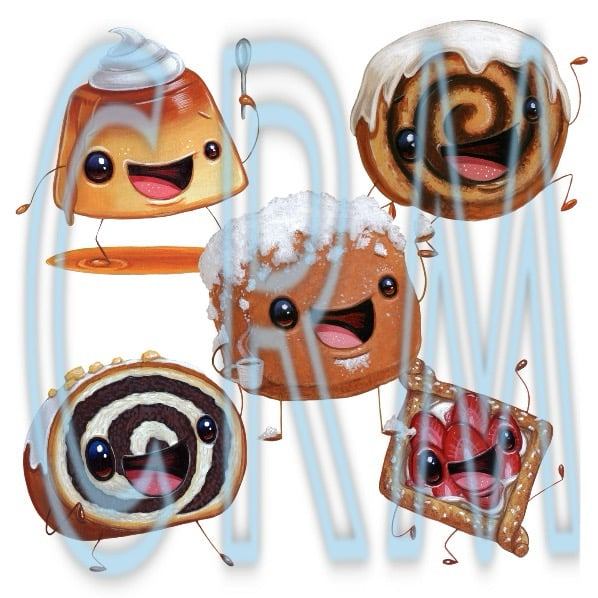 Image of CRM Pastries 5 Tubes + Bonus