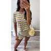 Yellow | Pink | Green Button Co Ord 