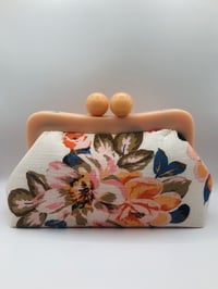 Image 1 of Peach Roses Clutch