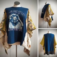 Image 1 of Upcycled “Stevie Nicks Tour 2016/2017” kantha quilt poncho