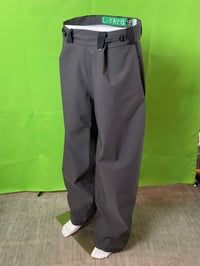 Image 8 of GREY EXTRA-BAGGY TECH LIZARD PANTS