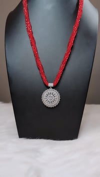 Image 8 of Looza Long American Diamond Hydrocrystal Necklace Set