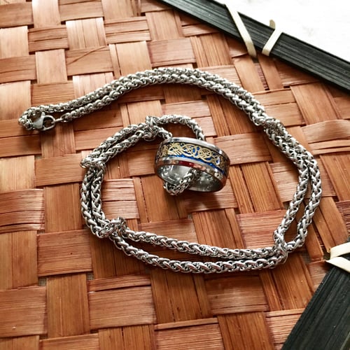 Image of Braided Stainless Steel Necklace Chain || 3 mm Width || 24 inches (61 cm) Long || Lobster Claw Clasp