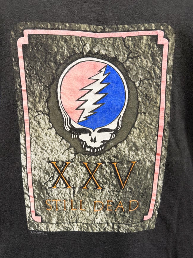 Grateful Dead 1990 'Still Dead' 25 Years T-Shirt - Size XL