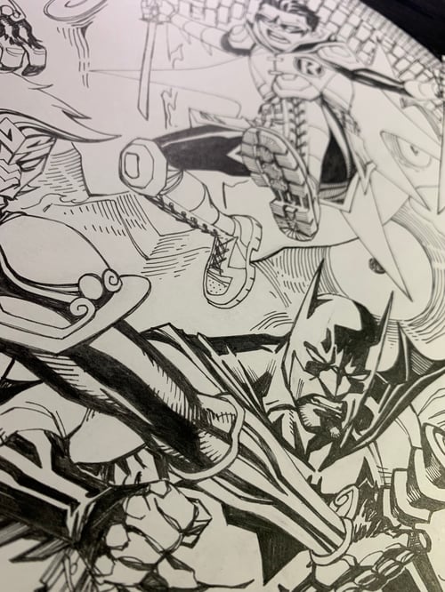 Image of MONKEY PRINCE #3 cover original art