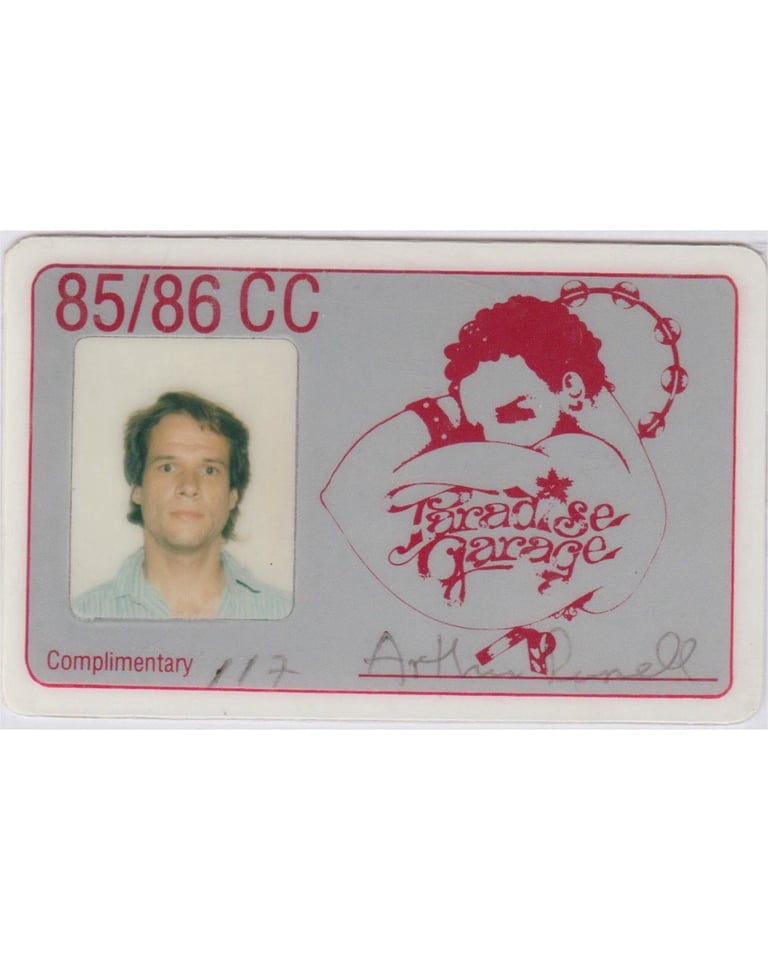 Arthur Russell Paradise Garage Membership Image 2