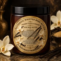 Image 4 of “WARM VANILLA SUGAR” “SILKY BODY OIL, BUTTERIFFIC body butter, whipped sugar scrub