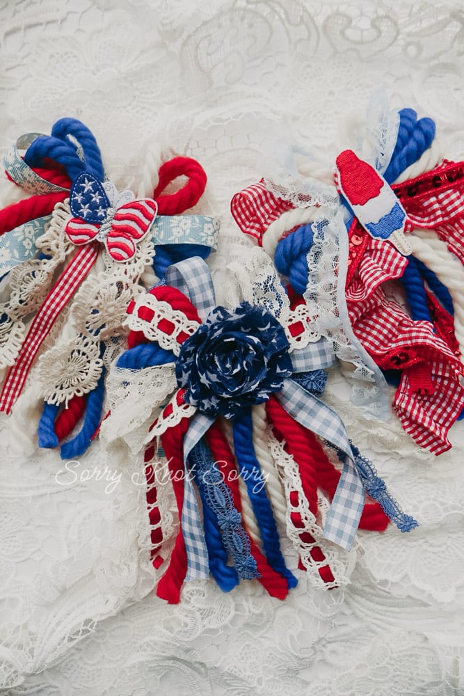 Image of WHIMSY BOW ADD ONS — 4TH OF JULY
