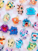 Image 1 of PKMN Charms | Shiny on Back