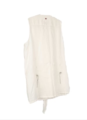 Image of ÆNRMÒUS - Coil Up Vest Jacket (White) 