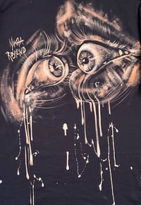 Image 4 of NR ART APPAREL “EYES DONT TELL LIES” BLEACH PAINTED LONG SLEEVE LARGE