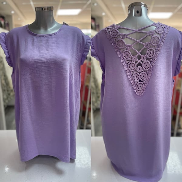 Image of Lace Back Top