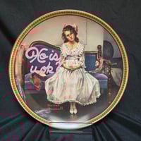 Image 2 of Ho Is U OK Plate Pink