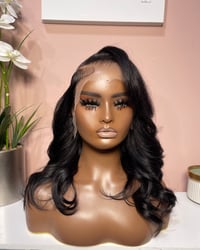 Image 1 of  18 Inch Barrel Curls w/ Layers HD Lace Frontal Wig - Ready To Wear 