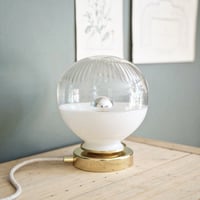 Image 1 of Lampe A Poser Verre Bicolore