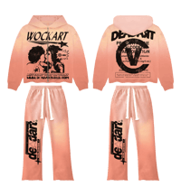 Image 3 of MAUVE SUN-DRIED ART FEIN SWEATSUIT
