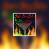 Image 3 of Sippin' Spicy Salsa - Holographic sticker