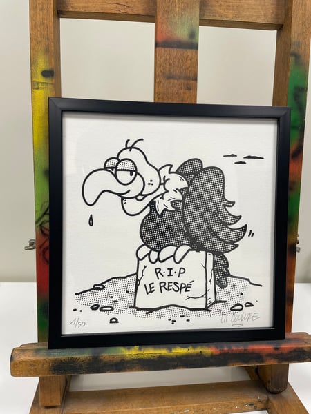 Image of RIP le respé - sérigraphie 20x20