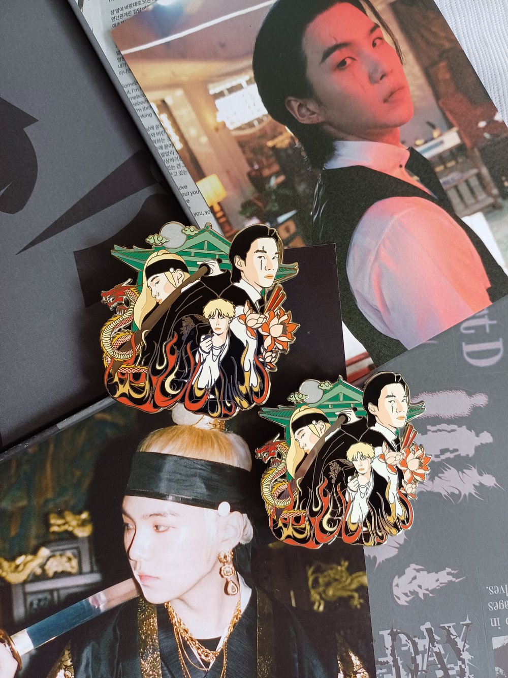 Image of Agust D Trilogy ENAMEL PIN