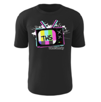 Mens T-shirt - Black 2D Logo