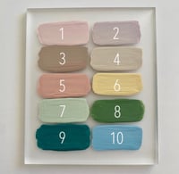 Image 2 of Personalised frosted Acrylic Circle keyring Mother's Day 