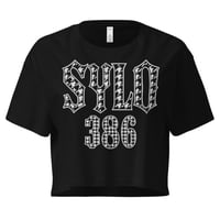 sylo houndstooth Women’s crop top