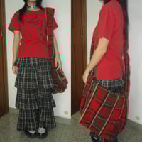 Image 2 of Milkboy tartan shoulder bag 