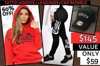 60% off!!! RED HOODIE + LEGGINGS + CAP BUNDLE!!! $145 value!!!❤️