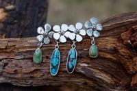 Image 3 of Forget-Me-Not Turquoise Studs No. 1