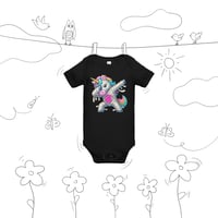 Image 4 of UNICORN DAB Baby short sleeve one piece
