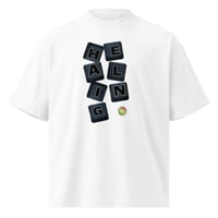 Image 1 of Unisex HEALING MODE organic oversized high neck t-shirt