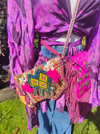 Image 7 of Porto co ord set - frilly wrap skirt and top 6-14 uk Purple pink