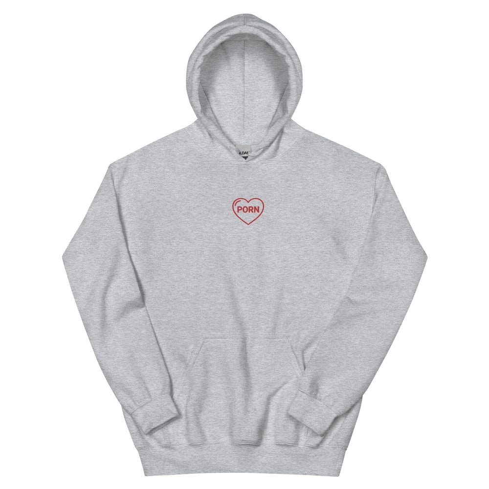 Heart Porn Embroidered Hoodie