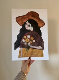 Image 1 of FLOWER GIRL A3 PRINT
