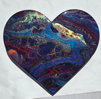 Image 1 of Art Heart Plaque 12